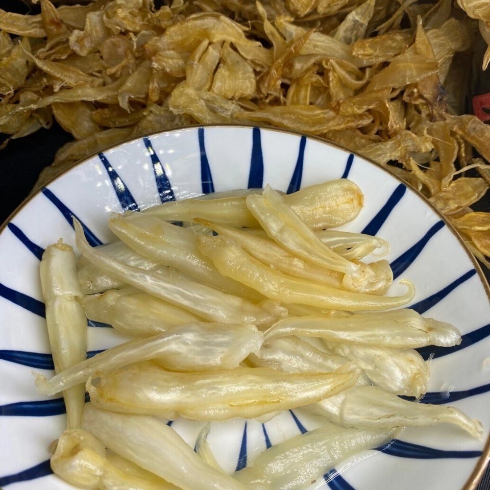 花胶鱼胶干货野生黄花豆仁胶鱼泡鱼肚鱼鳔鳘鱼胶孕妇月子滋补鱼胶