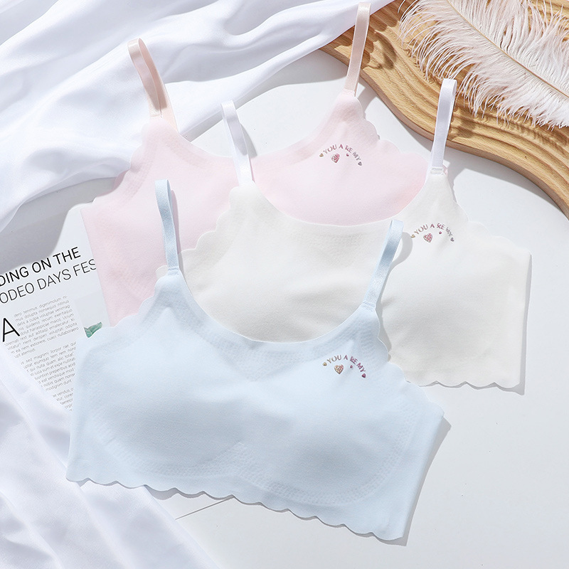 发育期少女无痕舒适文胸罩小背心儿童内衣初中生青春大童女学生