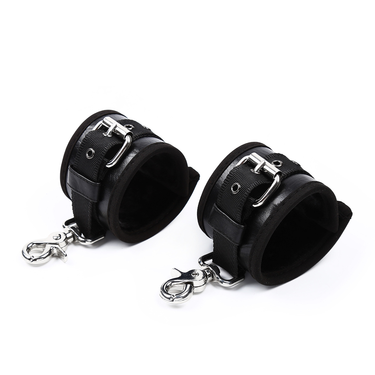 情趣调教皮革手铐 夫妻游戏调情玩具皮革包边手拷 外贸精品货源