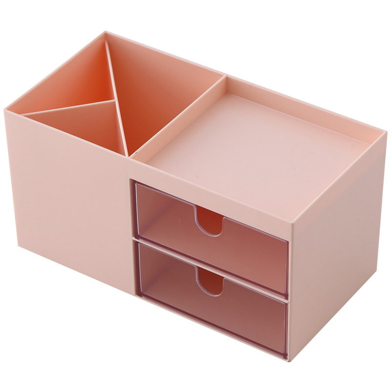 Creative Desktop Storage Box Multifunctional Stationery Finishing Box Drawer Pen Holder Simple Desk Shelf