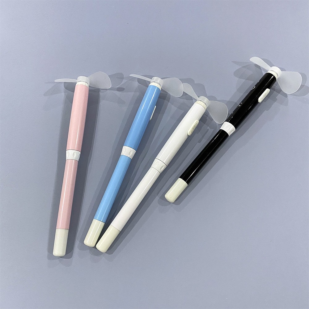 多功能迷你小风扇笔静音便携学生可爱中性笔夏日清凉手持风扇笔