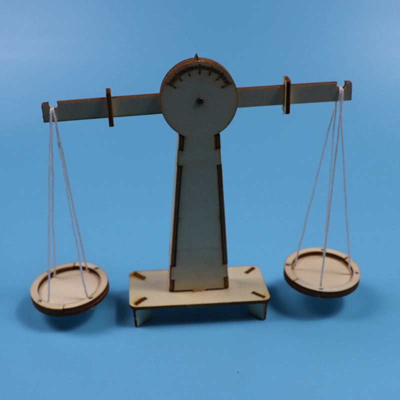 小学生实验stem手工材料 科技小制作小发明diy杠杆天平秤教具