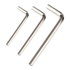 六角扳手小微型镀锌机米螺丝6内六角匙l型长m0.9  m1.5 m2 m3 m4