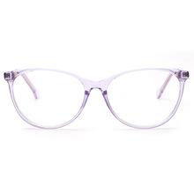科汇现货批发外贸时尚透明板材镜架女款眼镜配防蓝光近视镜DTL009