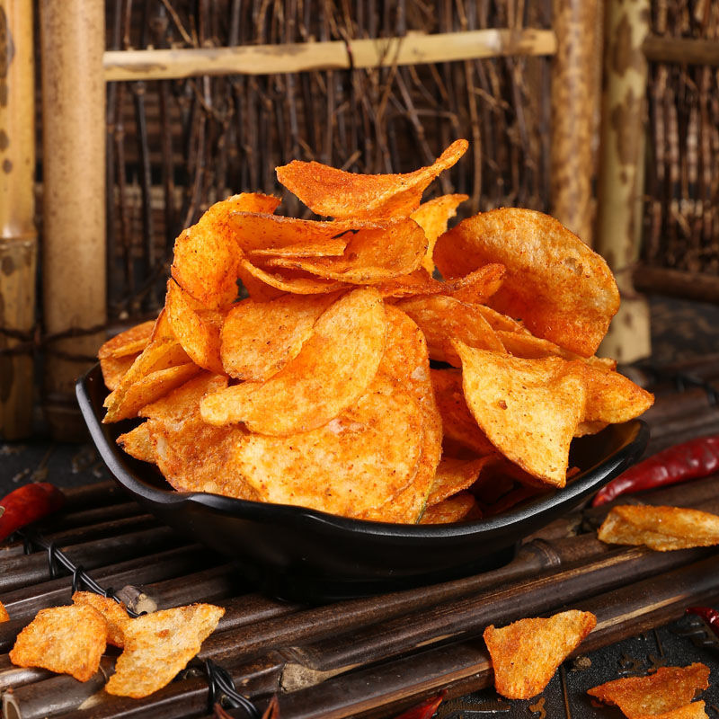 贵云麻辣土豆片土豆丝贵州特产香脆洋芋片网红薯条休闲小吃小零食