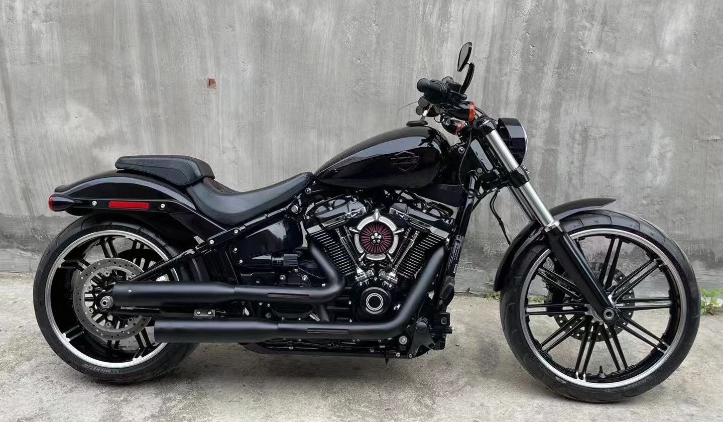 二手进口哈雷突破者v缸250天王巡航复古旅行越野可上牌太子摩托车