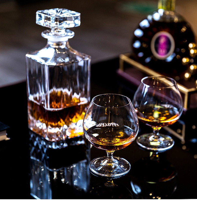 rcr红酒杯洋酒杯白兰地轩尼诗高矮脚干邑杯红酒杯330ml