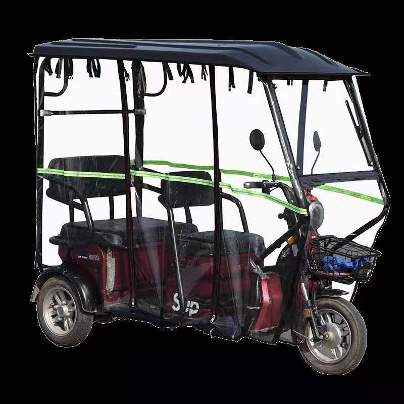 休闲车车棚雨棚三轮车车棚雨棚电动车车棚雨棚全封闭车棚雨棚篷布