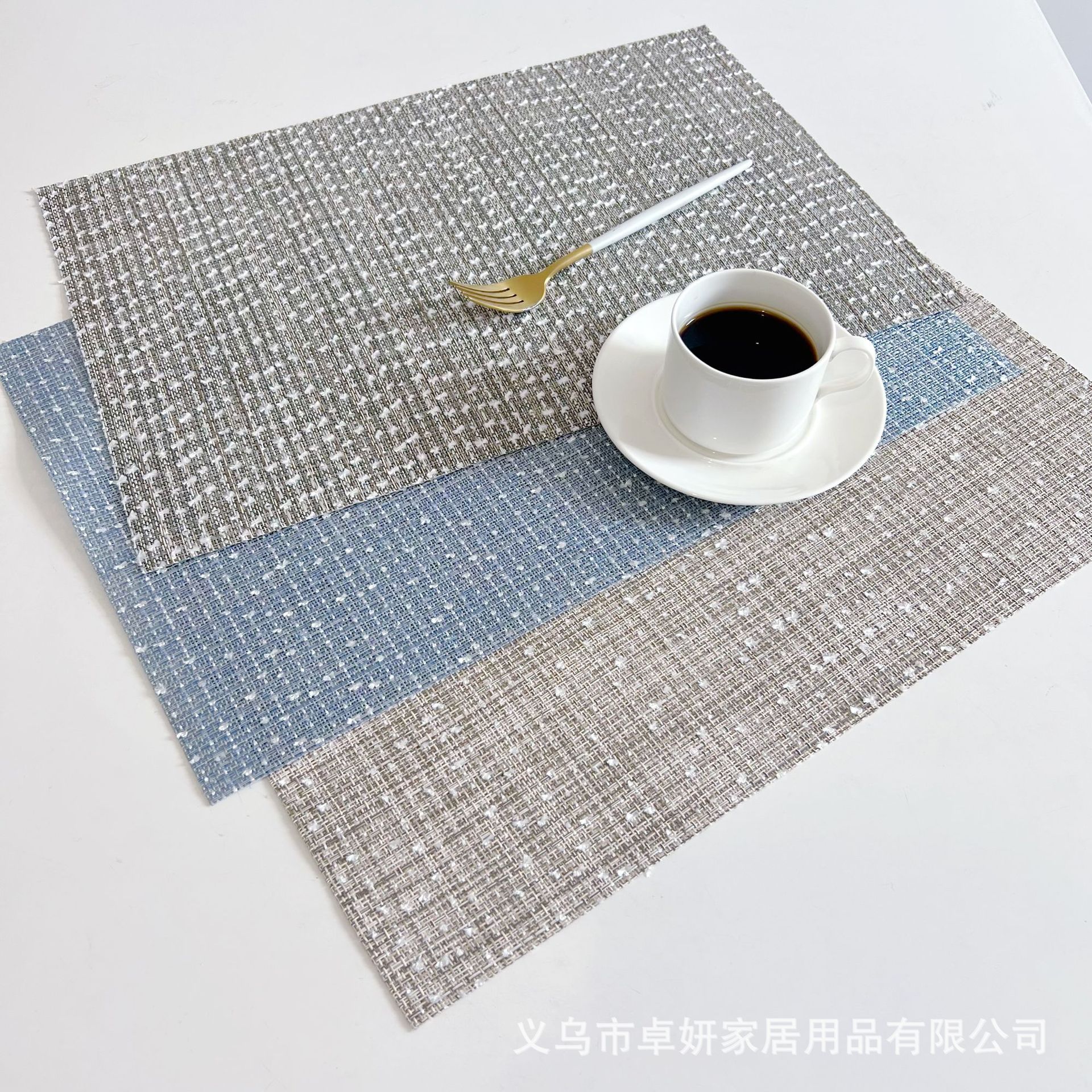 dining table cushion placemat nordic woven western-style placemat simple waterproof insulation hotel household