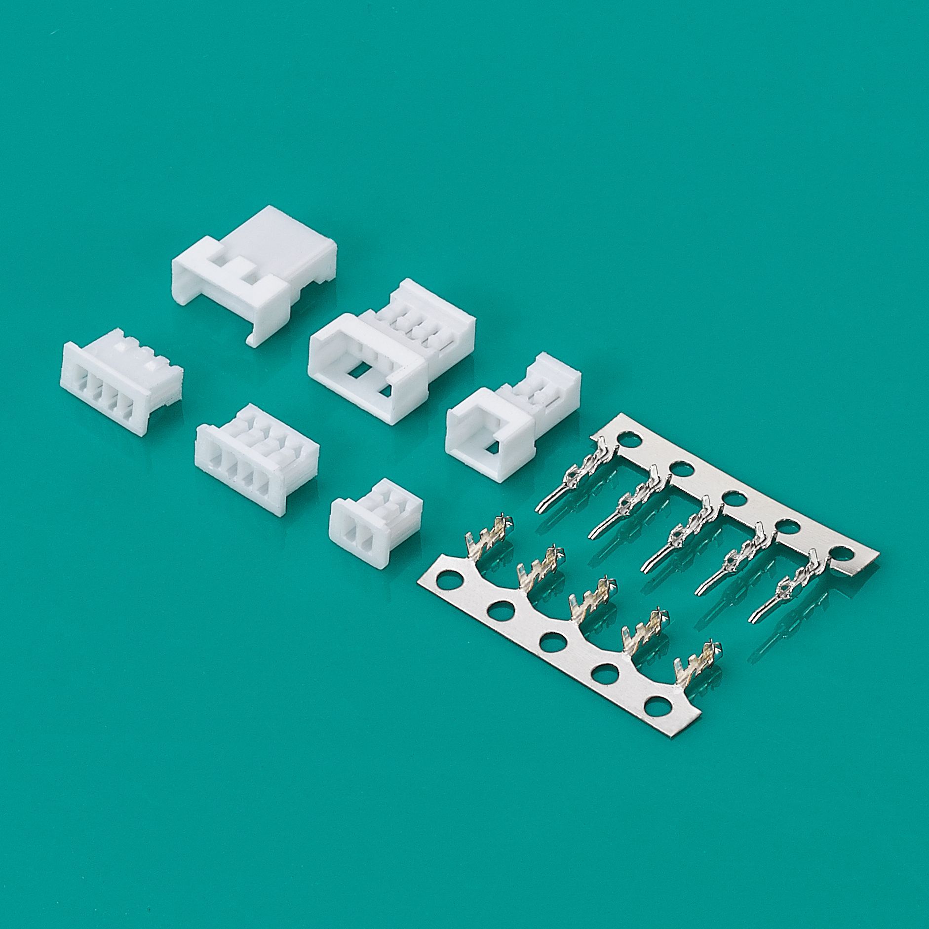 厂家直销电子连接器1.25r条形孔座针座贴片端子接插件