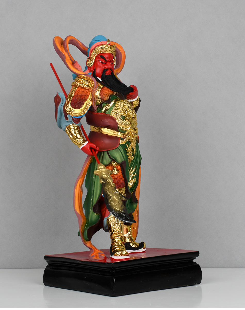 韦陀伽蓝菩萨佛像家用门神佛教大护法韦驮关公神像关羽寺庙摆件