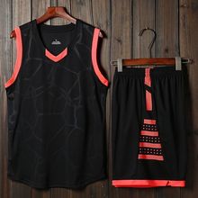 夏季健身跑步运动套装篮球服速干透气短裤男训练队服比赛球衣背心