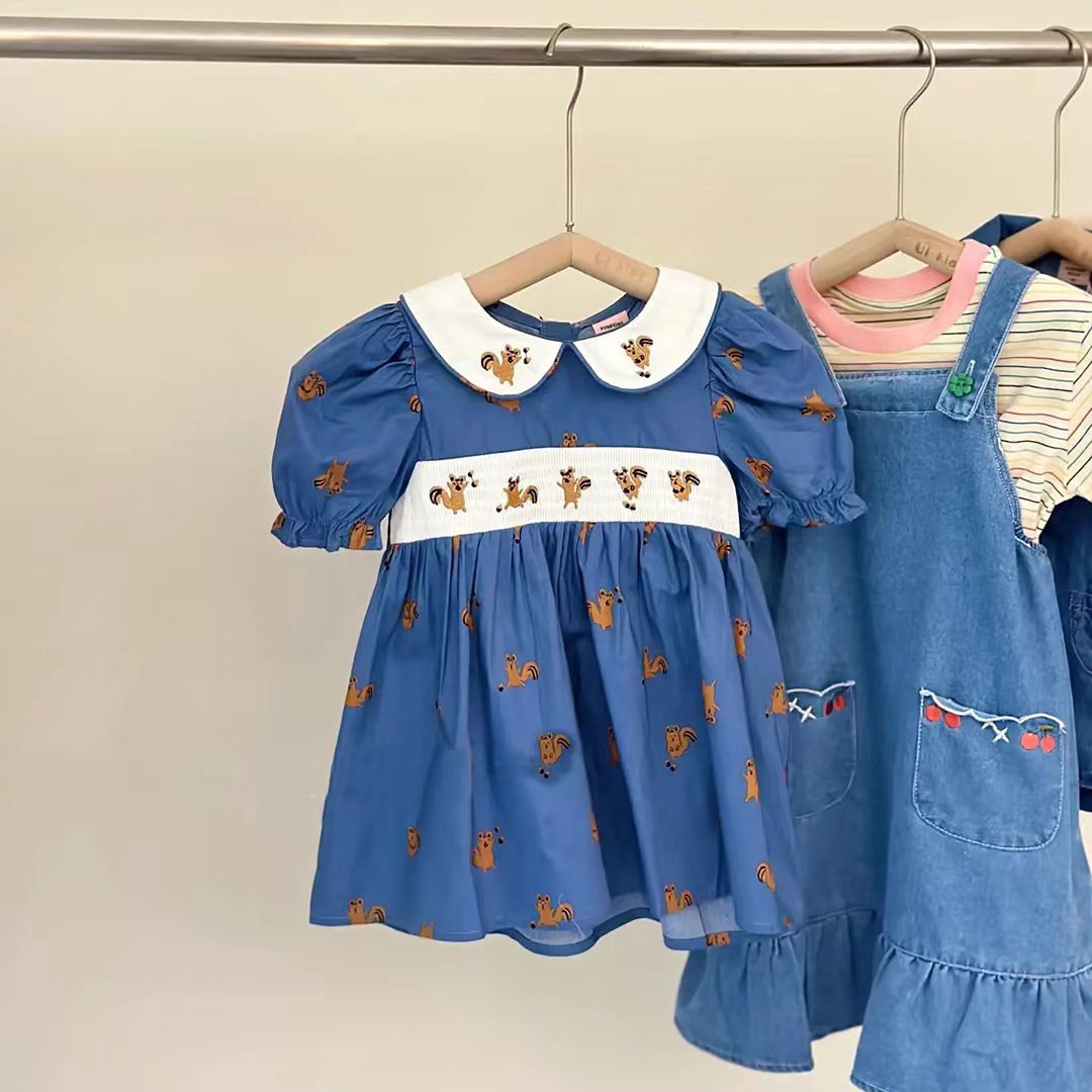 麦与田 亲鼓夏季女童套装t恤连衣裙杂款包 品牌折扣童装尾货批发