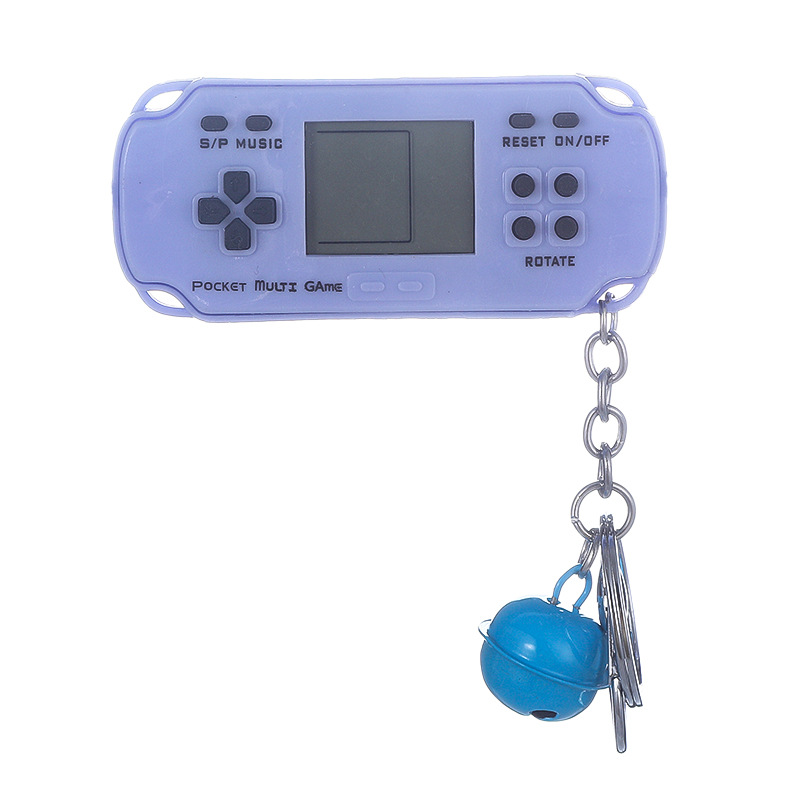 Creative New Nostalgic Tetris Game Console Keychain Handheld PSP Toy Pendant Small Gift Wholesale