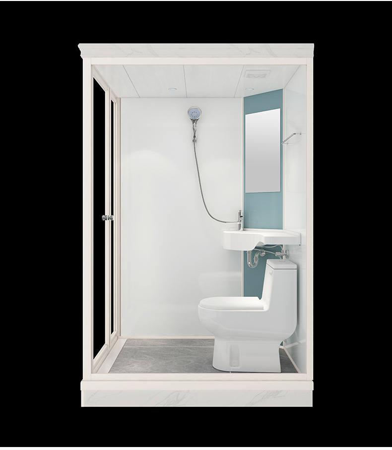 整体淋浴房卫生间带底座免防水移动浴室民宿公寓一体式厕所浴室