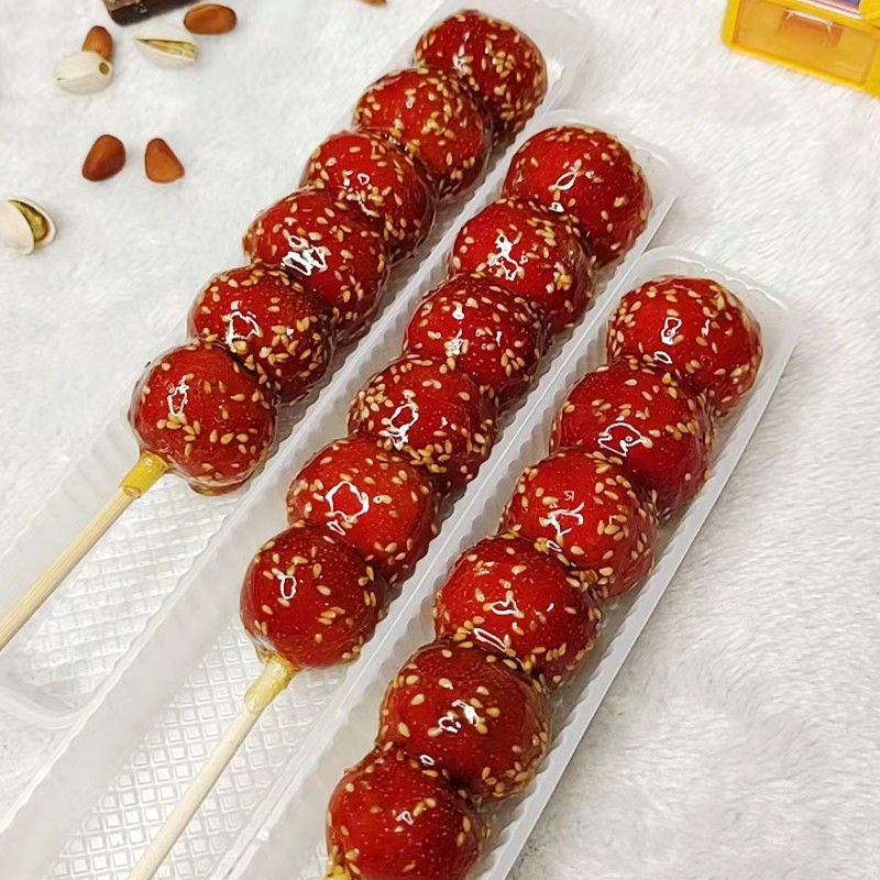 朱老大芝麻冰糖葫芦老北京风味夹馅新鲜山楂酸甜开胃网红零食包邮