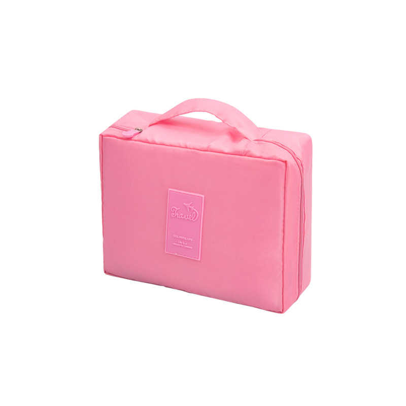 Storage Cosmetic Bag Portable Large Capacity Storage Bag Multi-Compartment Travel Toiletry Bag