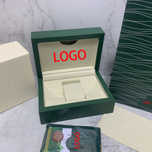劳力手表盒子 木质包装盒 劳家表波浪纹收纳盒说明书全套包装礼盒