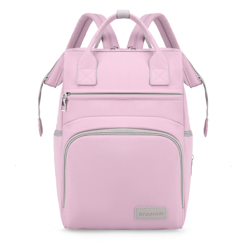 Mummy Backpack Cross-Border New Arrival Mom Outing Portable Stroller Pannier Bag Large Capacity Dry Wet Separation Baby Diaper Bag