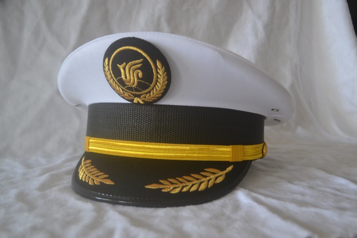 保安大檐帽机长帽飞行员大盖帽门卫物业安保帽子男款演出大盖帽