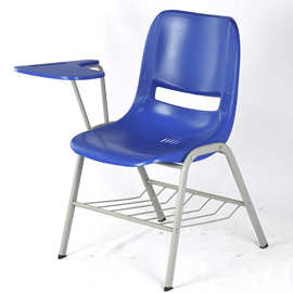 D01培训椅 加强写字板培训椅 写字椅 培训椅写字板 记者椅