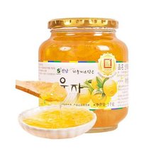 韩国进口全南蜂蜜柚子茶1kg*12蜂蜜柚子茶全南柚子茶