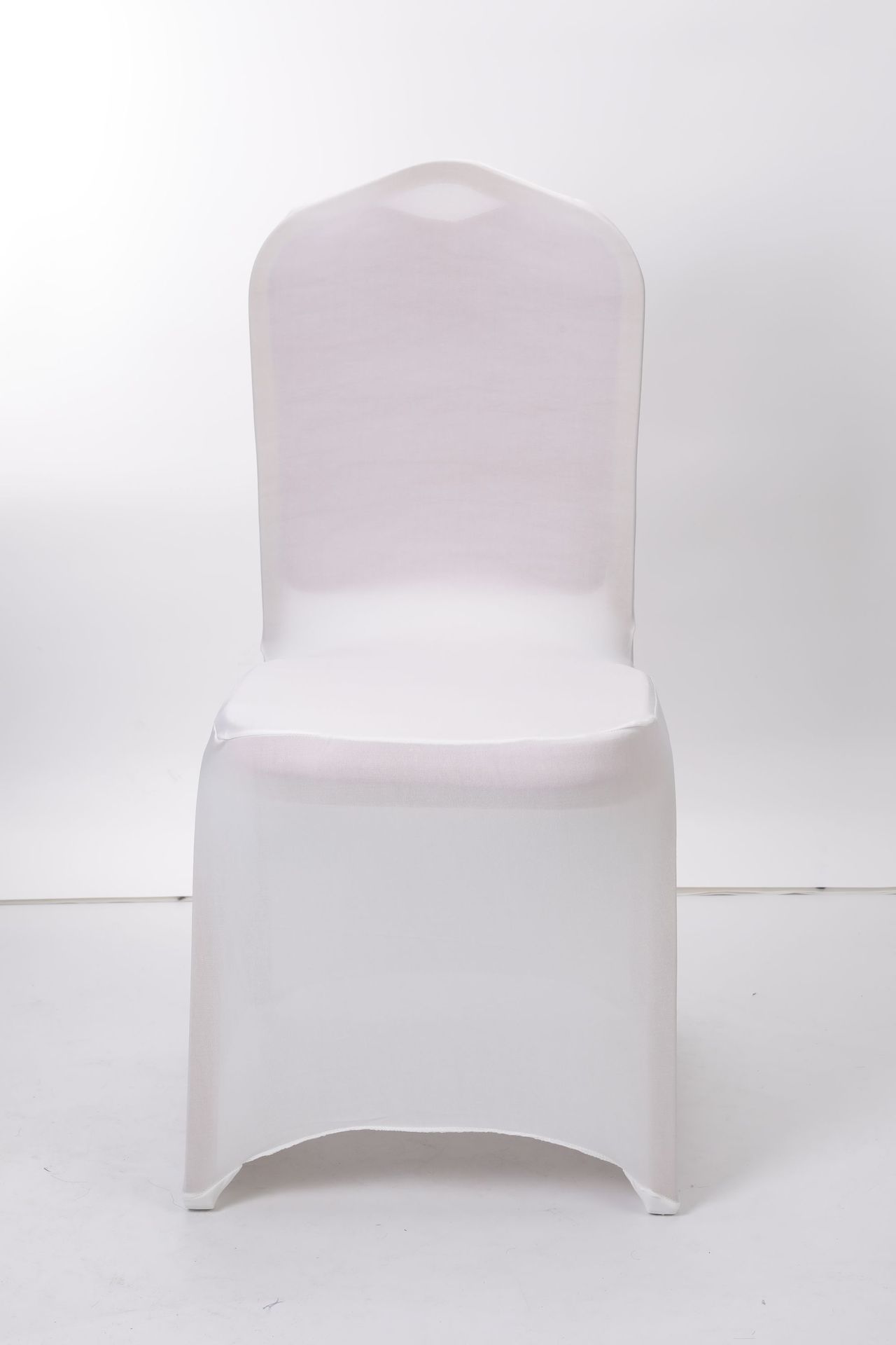 Cross-Border Solid Color Foot-Wrapped Elastic Foreign Trade Chair Cover Wholesale Hotel Party Chair Cover Wedding All-Inclusive One-Piece Chair Cover