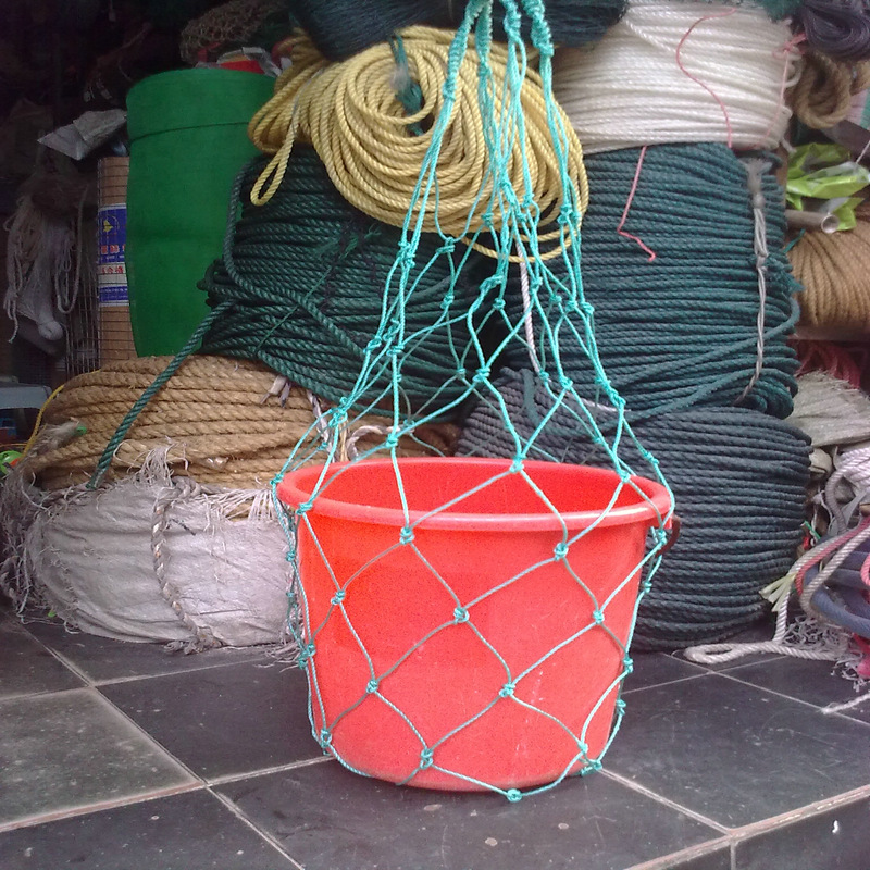 广州永牌绳网人工编织网袋 耐泡水环保包装尼龙网兜 礼品装饰网套