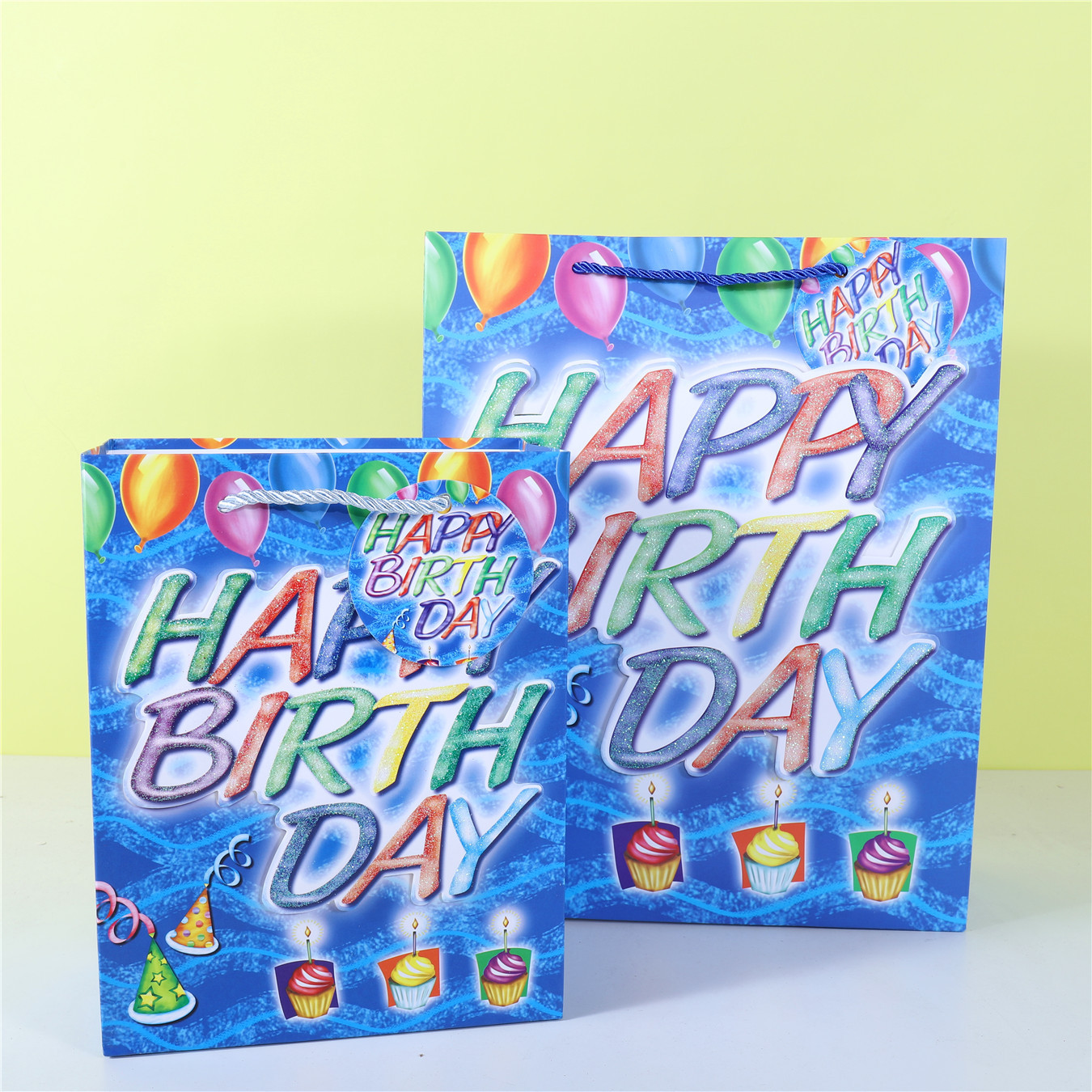 Foreign Trade Patch Dusting Powder Birthday Gift Bag Cake Series Gift Bag