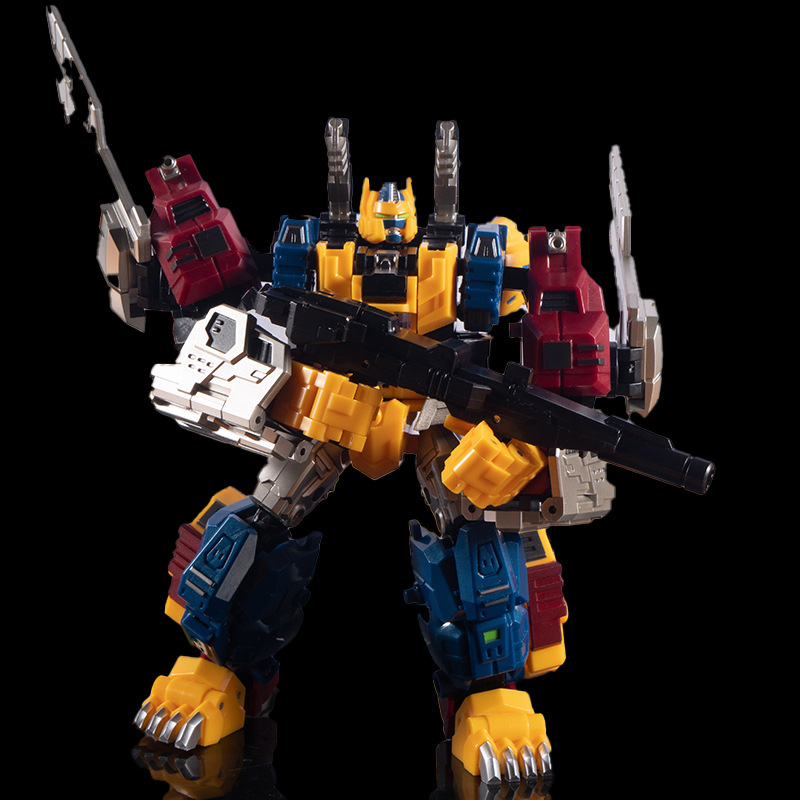 百微jb-01超能勇士 四变金属猩猩队长 if ex-43 变形玩具