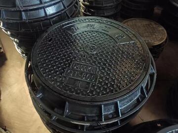 批发零售天津球墨铸铁污水井盖铸铁井盖球墨井盖双层重型井盖
