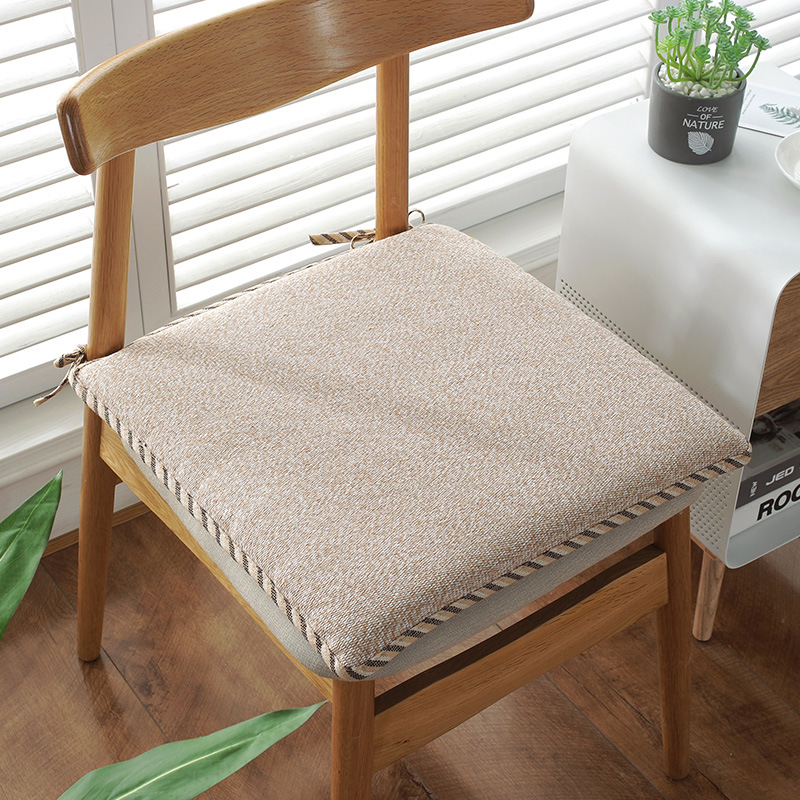 棉线编织垫子凳子坐垫加厚冬季学生椅垫餐椅垫屁垫办公室座垫防滑