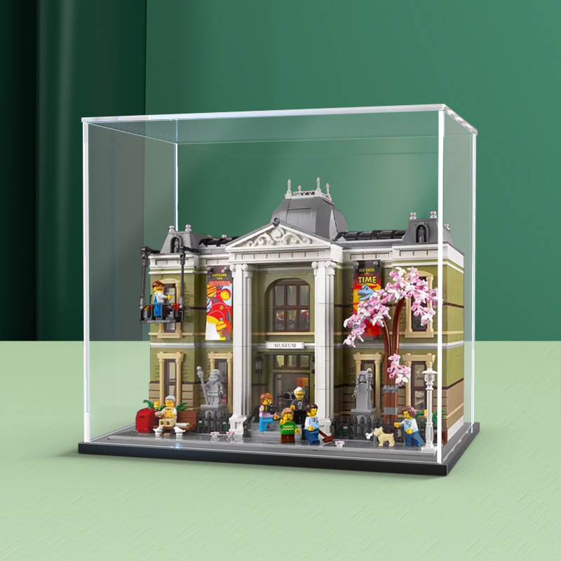 适用乐高icons系列10326自然历史博物馆积木收纳盒亚克力展示盒