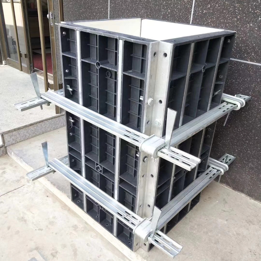 方柱扣方圆扣加固件新型建筑柱子剪力墙柱子紧固件建筑工地扣件