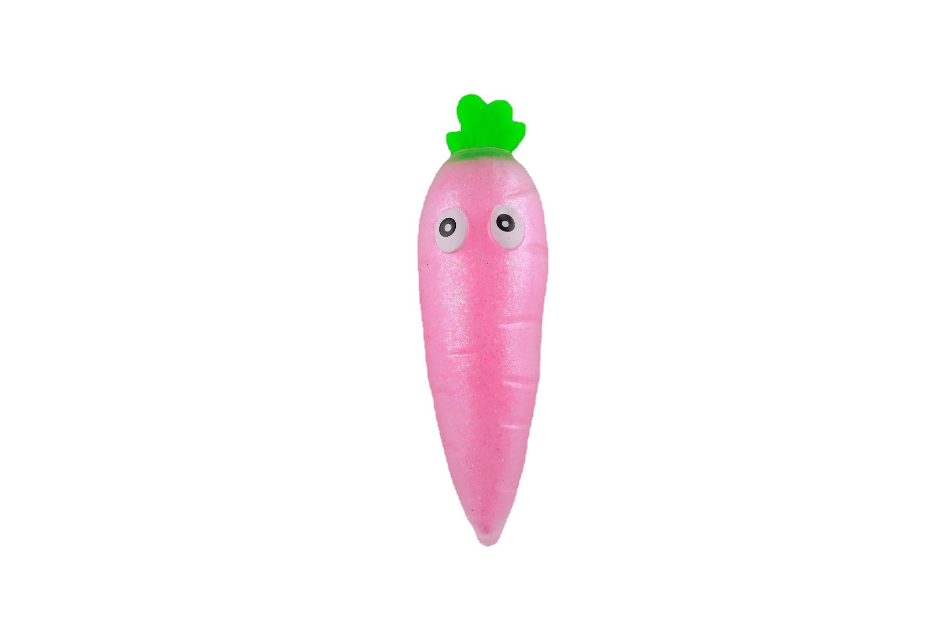 Creative Facial Expression Printing Simulation Carrot Sand Lala Soft Glue Children Decompression Trick Vent Toys