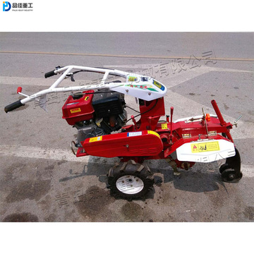 农田大葱开沟培土机农用田园管理设备大棚可移动式大葱种植机器