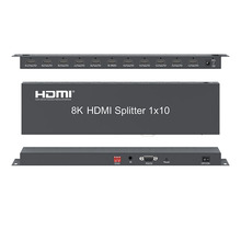 HDMI分配器1进10出8K高清分配器 1分10分屏器 8K十路视频分配器