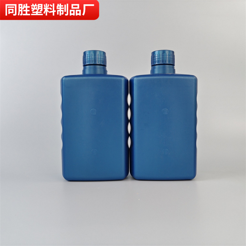 工厂供应加厚高级感鱼药瓶500ml植物营养液瓶防滑塑料方型鱼饵瓶