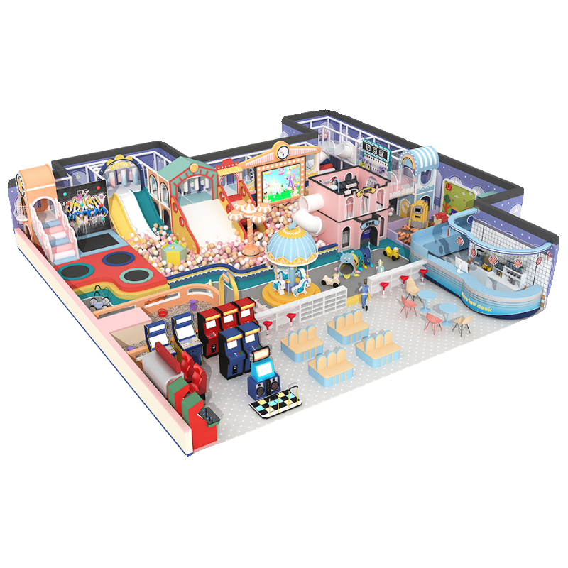 淘气堡儿童乐园大小型游乐场设备室内娱乐设施幼儿园早教滑梯厂家