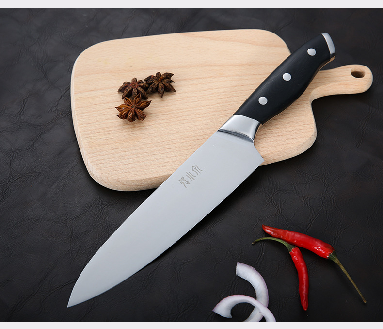 张小泉黑金系列斩骨刀小厨刀家用菜刀剁骨刀砍骨刀