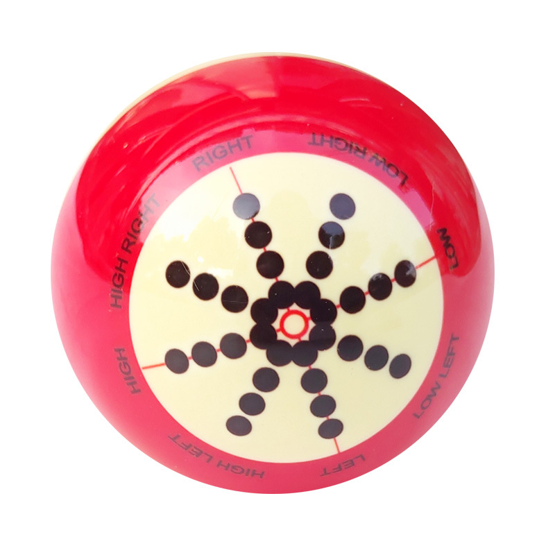 训练母球黑8新手学习台球室桌球用品球台克水晶台高亮度大号