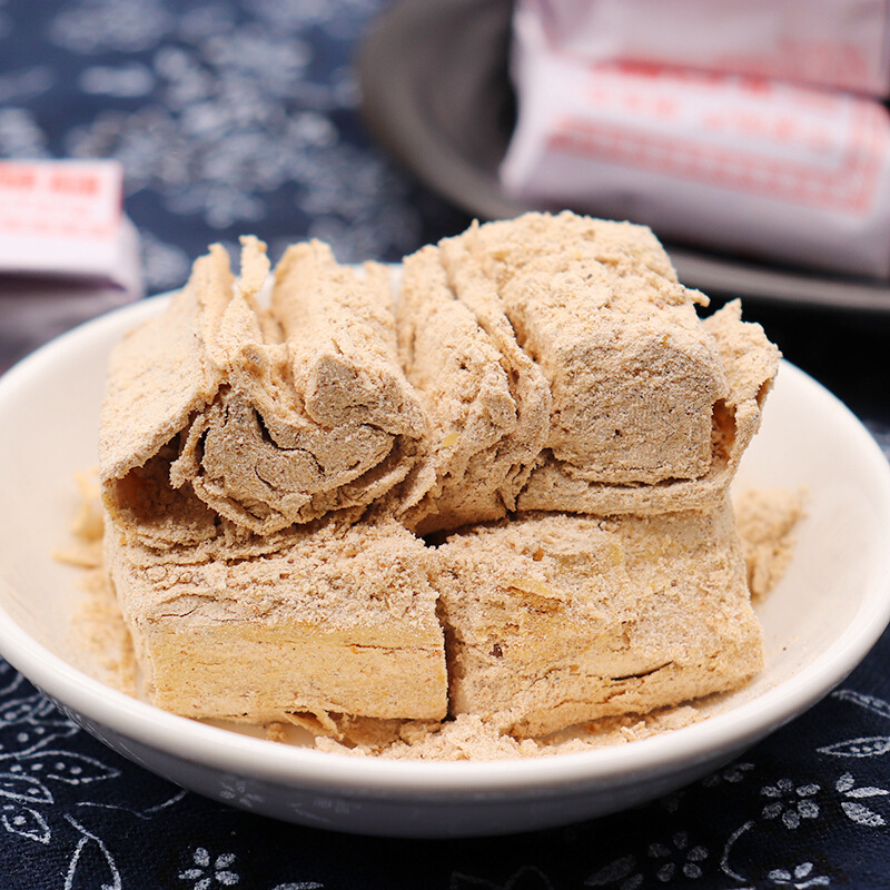 宁波特产正宗三北豆酥糖堪比南塘陆埠黄豆麻酥糖网红入化口即纸包
