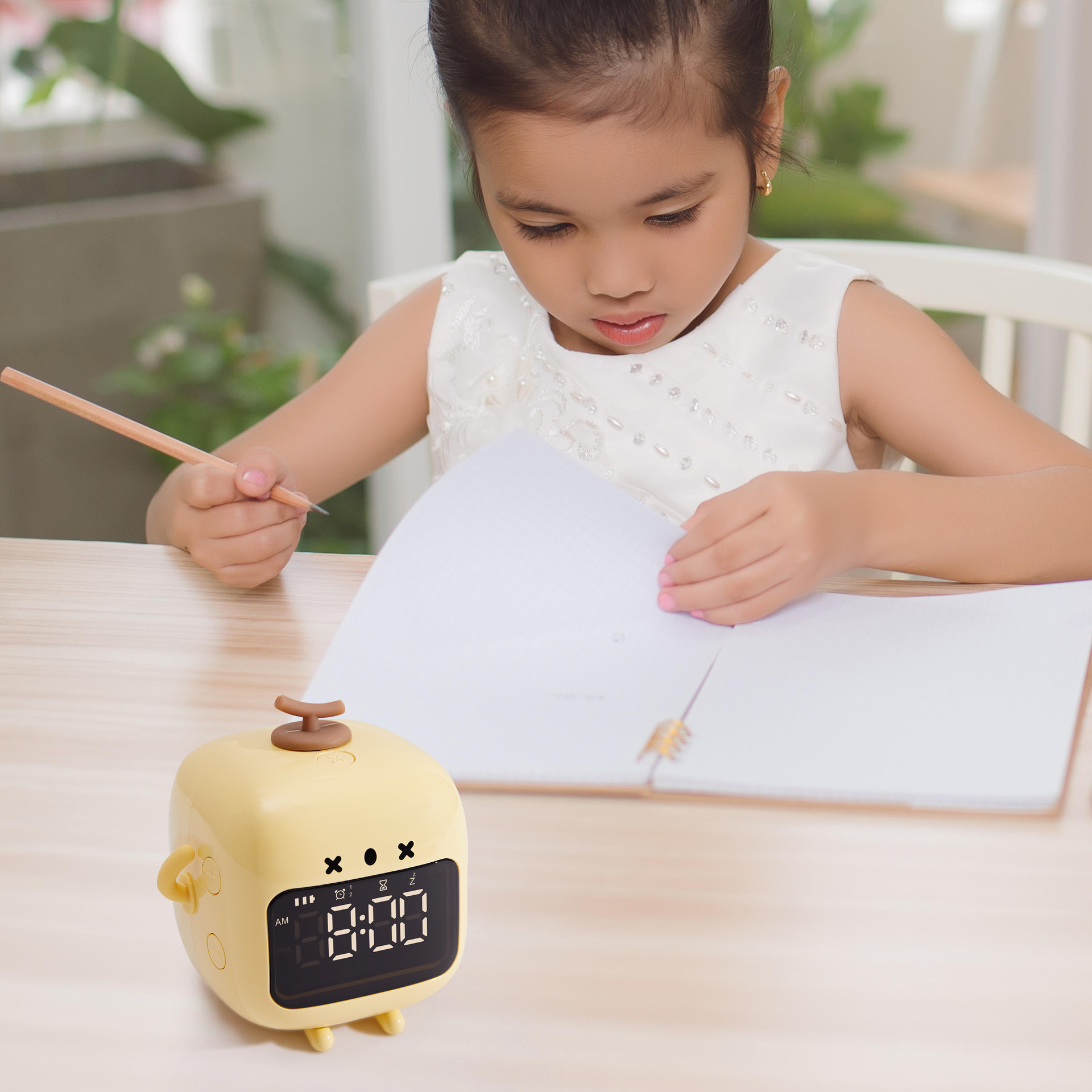 New Cartoon Smart Learning Alarm Clock Children's Personalized Creative Clock Student Only Mute Little Alarm Clock Mini Program