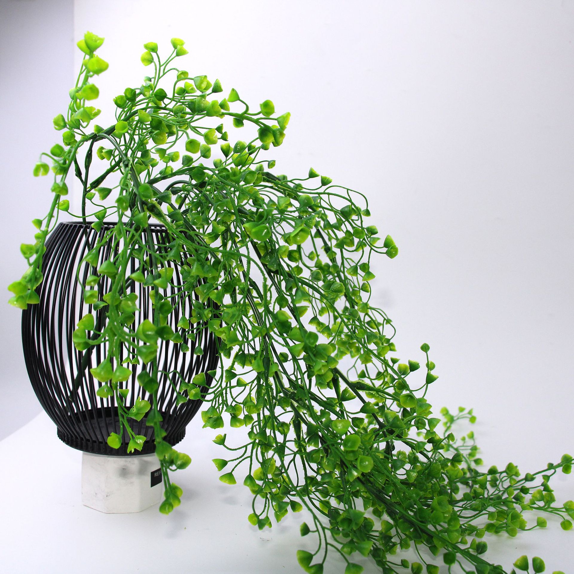 仿真金钟柳客厅墙面装饰室内绿植壁挂花假花藤条垂吊植物吊兰藤蔓