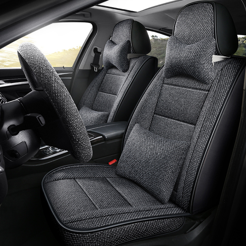 上海华普朗风海景海尚海域全包亚麻四季通用坐套汽车座垫全包座套