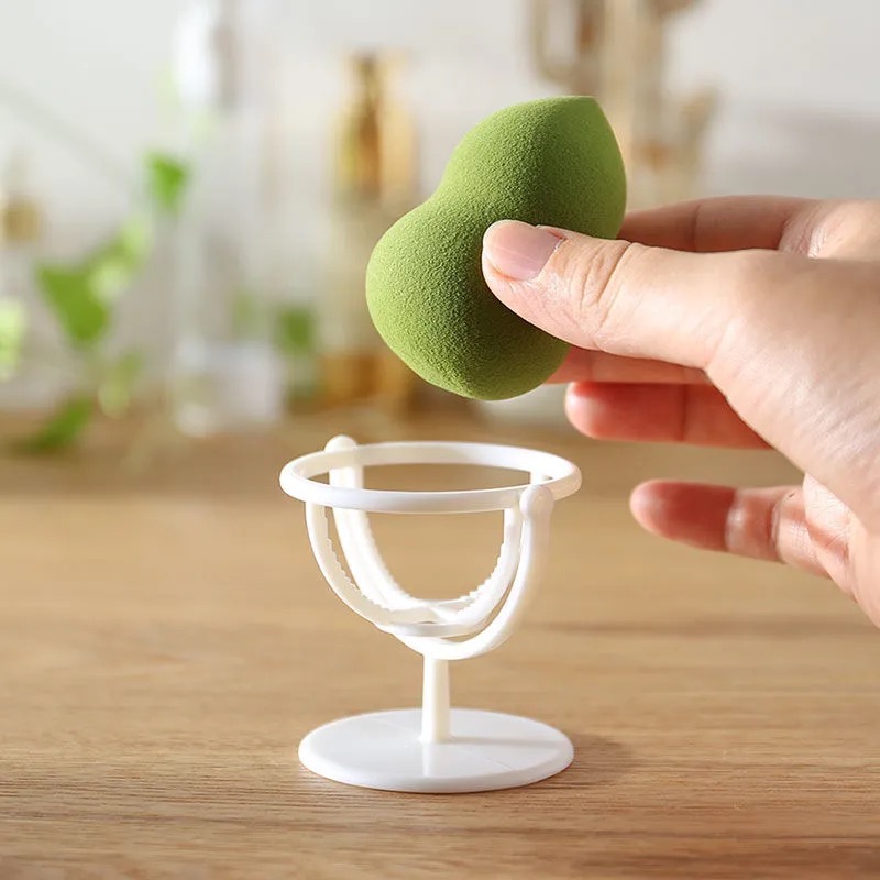 厂家直供 美妆蛋旋转支架 挂壁式美妆蛋晾晒架 可挂墙旋转收纳架