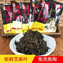 河南土特产芝麻叶零食五香即食新鲜干菜叶南阳农家自制鲜嫩凉拌菜