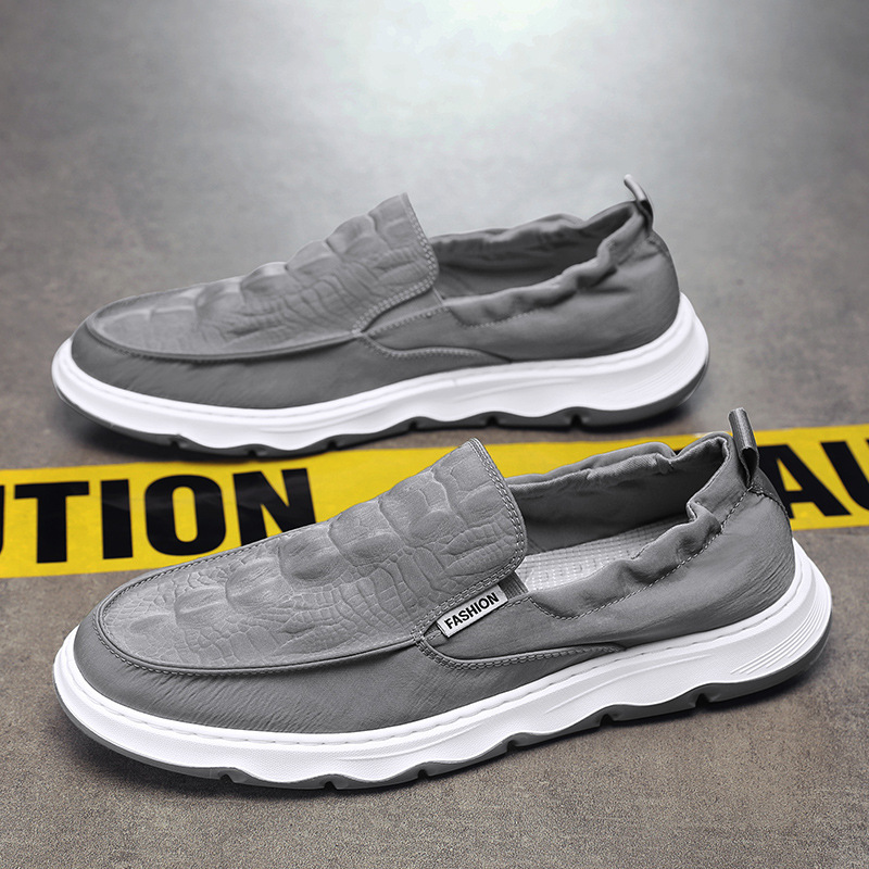 同款保罗艾美瑞斯歌创男鞋冰丝透气夏季一脚蹬老北京布鞋男士休闲