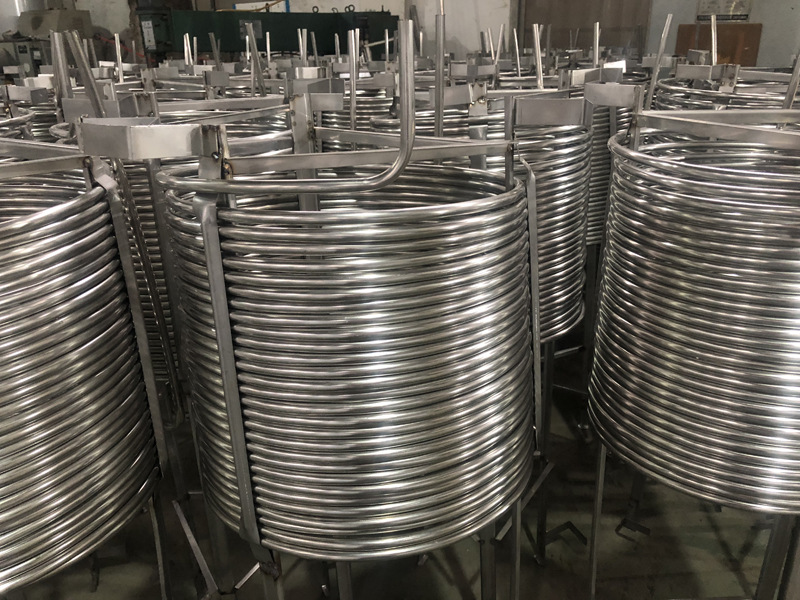 不锈钢盘管承压保温缓冲水箱 厂家定做锅炉壁挂炉空气能盘管水箱