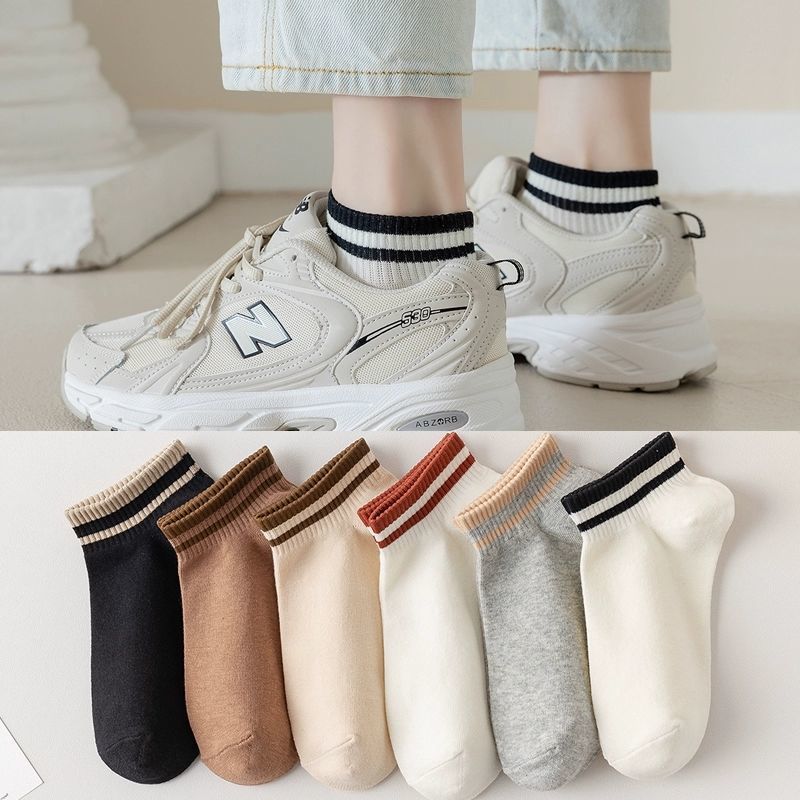 Women's Socks Korean-Style Ins Fashionable All-Match Ankle Socks Spring, Summer, Autumn and Winter Students Cute Sport Low-Top Cotton Socks